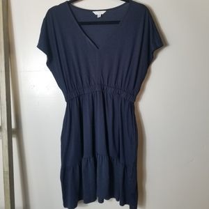 TIME AND TRU NAVY DRESS SIZE XS WITH POCKETS
